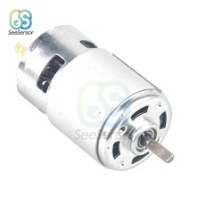 775 DC 모터 DC 12V 24V 4500RPM 5500RPM 12000RPM 볼 베어링 대형 토크 고출력 저소음 모터 전자 부품, 5500