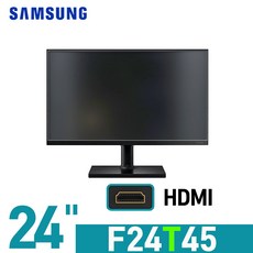 [삼성 F24T45] LED모니터 24인치 IPS초선명 패널 HDMI 2개 DP 풀HD 고선명 고화질