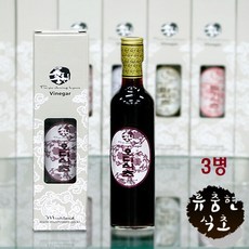 류충현 오디식초 360ml 천연 발효 식초 100% 식초물 오디발효식초 5년숙성 웰빙 마시는식초 과일식초 음용식초 오디원액 건강음료 추천 국내산 뽕나무열매, 3병