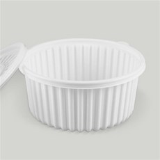 PP탕용기 BF-225 중 흰색 세트 100개