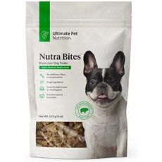 Ultimate Pet Nutrition 뉴트라 바이트 냉동 건조 생 단일 성분 개용 간식 4온스, 1개