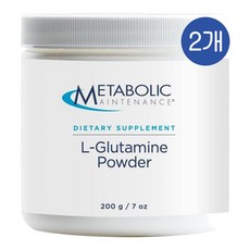 메타볼릭 L-글루타민 가루 아미노산 Metabolic Maintenance L-Glutamine Powder, 2개, 200g