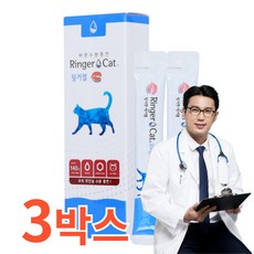 반려묘 간식 수분 영양제 고양이 전용 수분보충제 140g 10개입 국내산, 3개