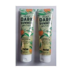 2 Bottles Pro Tan Wildly Dark 여름 Seltzer 블랙 브론저 태닝 로션 9.5 온스(1온스=약30g), 2개