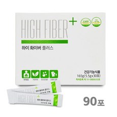 하이화이버플러스 차전자피 유산균 식이섬유 분말 혼합유산균 질경이씨앗 프락토올리고당 장청소 쾌변, 3개, 30포