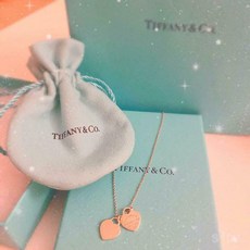 [해외]명품티파니앤코목걸이 TIFFANY Co. Double Heart Necklace Pendant Silver 925 41cm 16 F/S