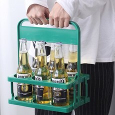 접이식 음료캐리어 맥주 6구 캠핑트레이 음료받침대 보냉컵 보온컵홀더