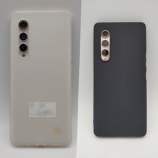 LG 벨벳 2 프로 Velvet 2 Pro 젤 커버 1+1 실리콘 소프트 TPU 케이스, 블랙 & 화이트