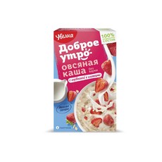 UVELKA Увелка овсяная каша быстрого приготовления со вкусом клубники