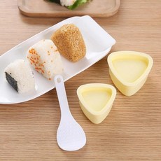실리콘 삼각형 쌀만 금형 스시 쌀 주방 도구 벤토 해초 포장, 1. S and L, 1개