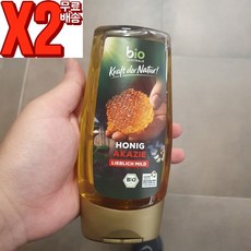 BIO ZENTRALE Akazienhonig 바이오젠트랄 아카시아 허니 350g x 2팩, 2개