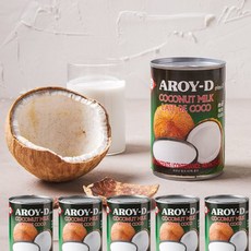 [AROY-D] 코코넛 밀크 400ml x 6개