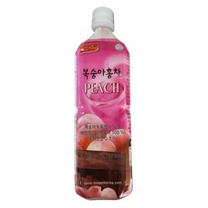스위트코리아 복숭아 1000ml X 6개/액상음료 과일음료 원액 복숭아아이스티, 1L, 6개