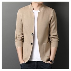 남성카라가디건