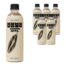 달차 검정보리 바닐라라떼 410ml*6개입 - 무카페인 저칼로리 커피대용음료 페이크커피, 6개, 410ml