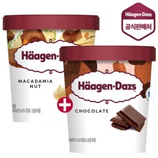 하겐다즈 아이스크림 파인트 2종 (2가지맛 선택), 파인트_녹차, 파인트_초코