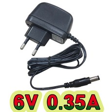 순흥전기 어댑터 6V 어댑터 모음 6V 0.35A ~ 3A 까지 생산 아답터 직류전원장치, 6V 0.35A 벽걸이형