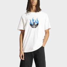 아디다스 ADIDAS 플레임 로고 티 IS2944