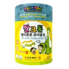 조아제약 잘크톤 멀티튼튼 츄어블정 딸기맛, 90정, 6개