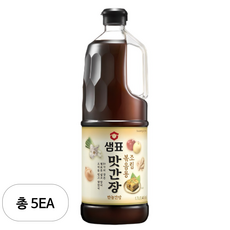 샘표 조림볶음용 맛간장, 1.7L, 5개
