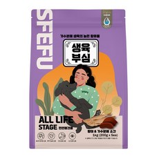 스페푸 생육부심 황태&소간 강아지 소프트 반습식사료 1kg, 1개