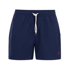 폴로 랄프로렌 24SS 레드 포니자수 클래식 스윔숏팬츠 710910260 004