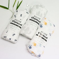 아기 유아 여름 이불 거즈 속싸개 이불 블랭킷 홑이불 아기 담요 면거즈, 10_로보트(뱀부)