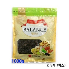 진명종합식품 밸런스건포도1kg x 5개