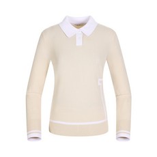 톨비스트 여성 로고 빅카라 니트 GACF9-WSL160 LGE