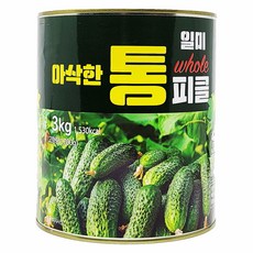 일미 업소용 대용량 아삭한 통오이피클 홀 3kg, 1개