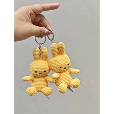 본톤 토이즈 미피인형 코듀로이 키홀더 bonton miffy