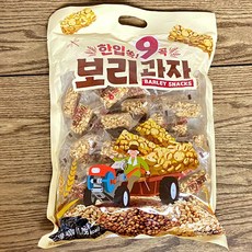 한입쏙 9곡 보리과자, 2개, 400g - 미닝러스