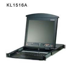 (ATEN) 에이텐 19인치 LCD KVM 스위치 16-1 데이지 체인 (KL1516AN) 스위치/인치/데이지/체인/에이텐, 단일 모델명/품번