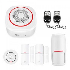 TUYA 스마트 홈 보안 경보 사이렌 시스템 1 ERAY H3 Alexa 및 Google Assistant와 호환되는 무선 WiFi 도난 사이, 단일상품