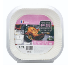 제이제이해피하우스 에어프라이어 종이호일 블리스터, 26cm, 90개입, 1개