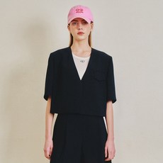 올리브데올리브 노카라 반소매 자켓 OW3MJ5300