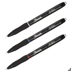샤피 볼펜세트 12개입 극강의 부드러움 미국정품 SF-SGEL12 코스트코, 선택2. 블랙 색상 볼펜 12개 0.5mm