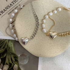 칼라진주목걸이