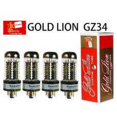 5AR4 앰프 오디오 U77 진공관 튜브 DIY 밸브 전자 라이온 GZ34 키트 골드 매칭 GZ34 5U4G 하이파이 274B, 4PCS GZ34