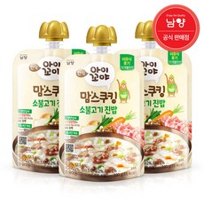 아이꼬야 맘스쿠킹 레토르트 이유식, 3개, 100g, 소불고기 진밥 - 맘스쿠킹이유식