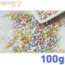 미니구슬파스텔스프링클100g, 1개