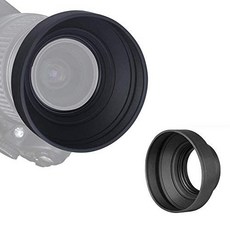 [PCATEC] Nikon Tamron Sigma Sony (72mm) 카메라 렌즈 용 렌즈 후드 와이드 실리콘 렌즈 후드 접이식 니콘 탐론 시그마 소니