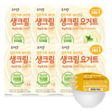 동원 소와나무 생크림요거트 바닐라크림, 6개, 4개입, 85g