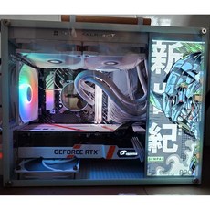 알루미늄 케이스 컴퓨터 LED 조명 투명 컴퓨터 DIY, P90 알루미늄Xiaobao 섀시용발광조명패널