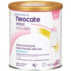 Neocate Infant with DHA and ARA 14.1 oz 400 g (Case of 4 cans) PROD940000341, 상세 설명 참조0