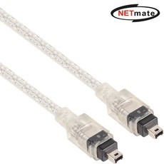 강원전자 넷메이트 IEEE1394 4-4 케이블 1m, 1개