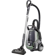 AEG VX9-2-ÖKO 진공 청소기 850W 65dB(A) 5L 먼지 봉투 세척 가능 필터 검정녹색