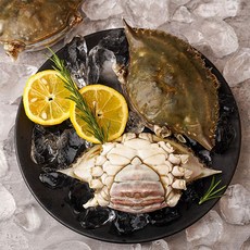 [자연맛남] 꽃게는 몸통맛 가성비 몽당 암꽃게 1kg, 1개