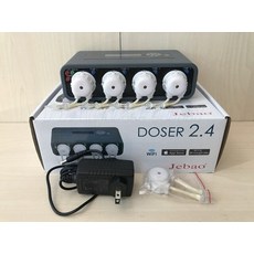 Jebao WIFI 수동 도징 펌프 도저 2.4 4 채널 산호초 해양 나노 도저 프로그래밍 가능 자동 도징 펌프 워터, 영국 플러그 어댑터 포함