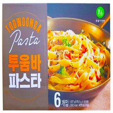 다이써 이가자연면 투움바 파스타 6개입 1077g (179.5g x 6인분) 손쉬운 파스타요리 페투치니면+분말스프 즉석식품, 1077kg, 1set